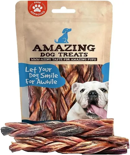 Miniatura 9 de Amazing Dog Treats - Carne seca de esófago para perros (10-12 pulgadas - 30 unidades/paquete) - Gullet Dog Chews