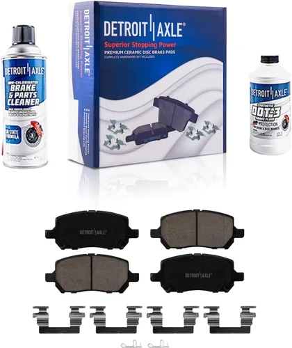 Miniatura 69 de Detroit Axle - Pastillas de freno traseras para Kia Sportage 2017-2022, Hyundai Tucson 2016-2021, pastillas de freno de cerámica 2018 2019 2020