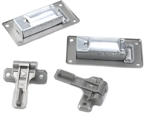 Miniatura 5 de Cerradura de combinación para maleta de equipaje, hebilla de bloqueo de contraseña de 3 dígitos para caja de herramientas, con tornillos (níquel)