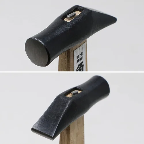 Miniatura 2 de KAKURI Mini martillo remachador para manualidades y pasatiempos, ligero de 3.5 onzas, herramienta de martillo de precisión japonesa, cabeza redonda