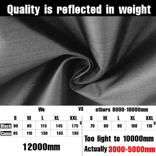 Miniatura 4 de Joy Walker Funda impermeable para mochila a prueba de lluvia, 12000mm ultra impermeable, capas multicapa ultra resistentes mejoradas, correa