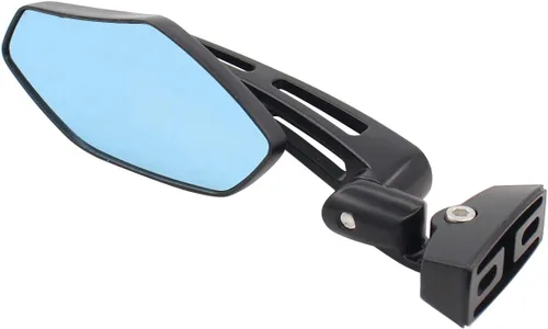Miniatura 6 de NewYall Par negro Racing espejo retrovisor doble ajuste Sport Bike espejo lateral para Kawasaki para Suzuki para Honda CBR 250 600 929 954 1000 GSXR