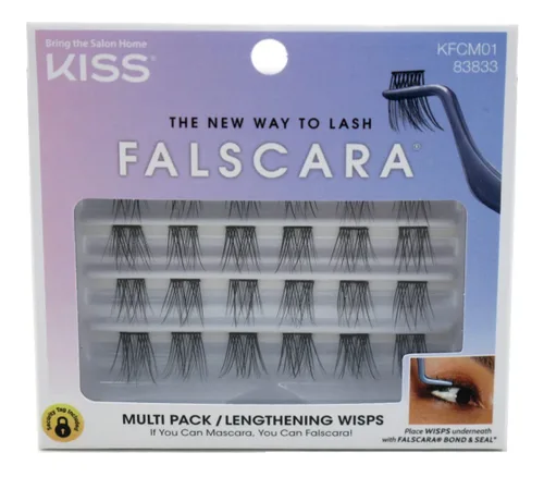 Kiss Falscara - Juego de 6 mechones alargadores