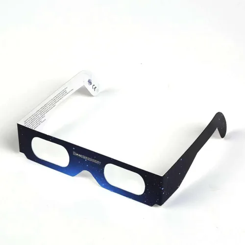 Miniatura 6 de Bookishbunny 5 pares de gafas de papel de los espectadores del eclipse solar que ven el sol ISO certificaron 5pk, Varios
