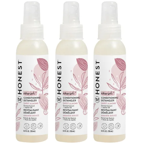 Miniatura 14 de The Honest Company - Espray acondicionador desenredante, naranja dulce con aroma a vainilla Acondicionador ligero sin enjuague y espray