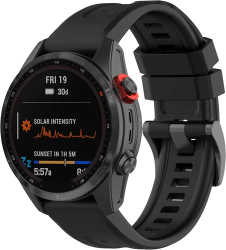 Miniatura 2 de Correas de repuesto para Garmin Fenix 7X, Fenix 6X/Fenix 5X Quickfit, silicona suave, repuesto para Garmin Tactix 7/instinct 2X/Quaitx 3/Tactix DELTA