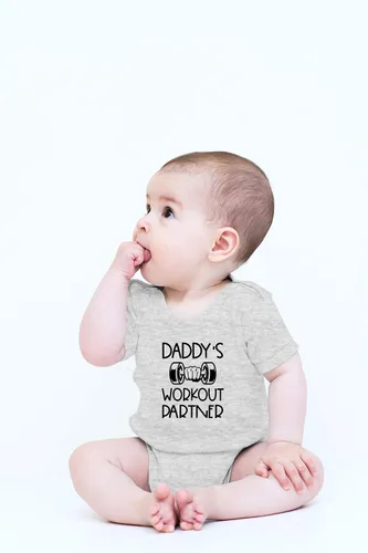 Miniatura 18 de CBTwear Body para bebé de entrenamiento para papá, adorable mameluco para niño, divertido y lindo traje para bebé