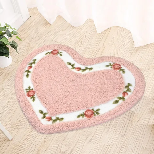 Miniatura 17 de Abreeze Alfombra rosa para sala de estar y dormitorio, antideslizante, ultrasuave, lavable y absorbente, 17.71x49.21 pulgadas, color azul