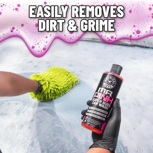 Miniatura 5 de Chemical Guys Mr. Pink - Jabón espumoso para lavado de autos (funciona con cañones de espuma, pistolas de espuma o lavados de cubeta) seguro