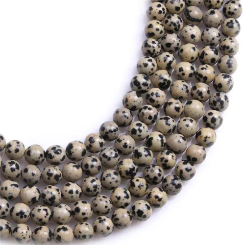 Miniatura 51 de Cuentas redondas naturales semipreciosas de piedra suelta para hacer joyas, brazaletes, collares Cuarzo rosa