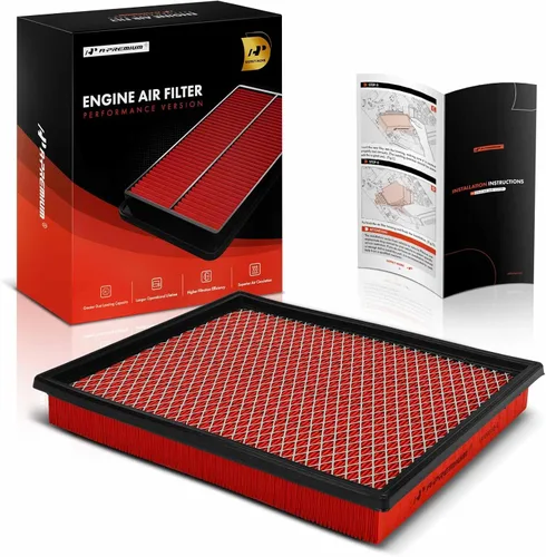 A-Premium Filtro de aire de motor previamente engrasado de alto rendimiento compatible con Nissan, Jeep, Infiniti y Suzuki - Armada, Frontier,