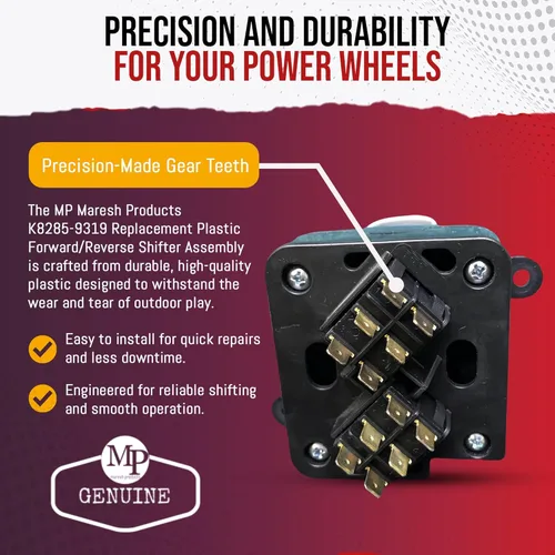 Miniatura 3 de MP Maresh Products K8285-9319 Conjunto de palanca de cambios de plástico de repuesto hacia adelante y hacia atrás compatible con ruedas de potencia