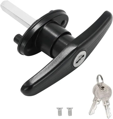 Miniatura 12 de Mango en T con Cerradura para Tapa de Camioneta Pickup Carcasa de Camper - con 2 Llaves para la Mayoría de Marcas de Tapas de Camionetas, Toppers