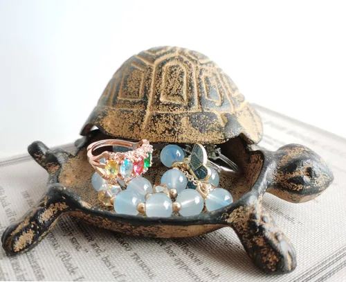 Miniatura 6 de Ocultar una llave fuera - Ocultador de llaves de repuesto - Ocultador de llaves para exteriores, caja de llaves de estatuas de tortuga de jardín