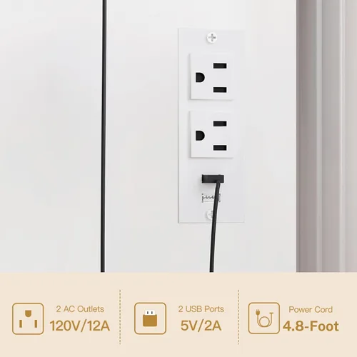 Miniatura 7 de FIONESO Escritorio grande con espejo y luces, tocador de maquillaje con 11 cajones y 6 estantes abiertos, 3 modos de iluminación, brillo ajustable