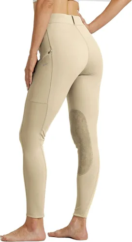 Miniatura 5 de Willit Mallas de equitación para mujer, pantalones de equitación ecuestre, pantalones de equitación, mallas escolares con bolsillos con cremallera