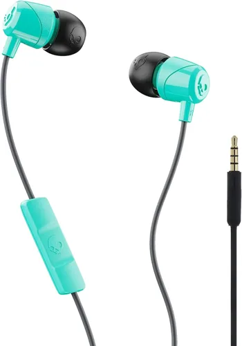 Auriculares Skullcandy Jib con cable y conector AUX de 3.5 mm, con aislamiento de ruido, ajuste para cancelación de ruido, micrófono en línea con