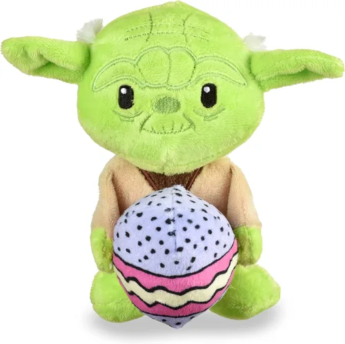 Miniatura 11 de STAR WARS FF19495 - Juguete chirriante para mascotas, peluche de Chewbacca Rebel y huevo de Pascua de 6 pulgadas, juguete relleno de Chewbacca