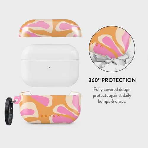 Miniatura 2 de Burga Funda para Airpods Pro 2 2022, compatible con Apple AirPods, funda protectora de plástico rígido, accesorios elegantes para teléfonos