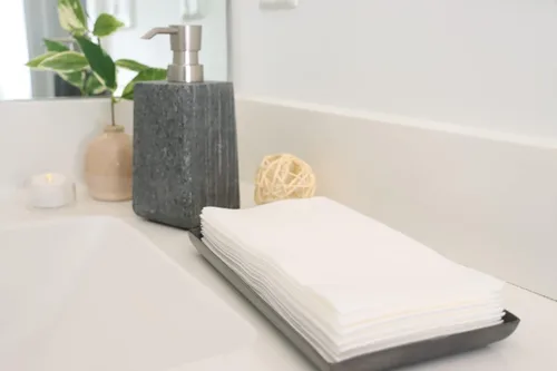 Miniatura 8 de Toallas de invitados desechables como lino Servilletas de baño Servilletas de boda Toallas desechables de lino premium para invitados