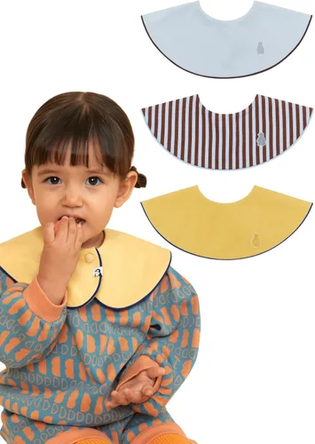 Miniatura 49 de Konny Baby Bib 3/5/7-Pack Set, 360 ° Rotate, Soft and Absorbent Drooling for Toddler Boys Girls Baby Essentials