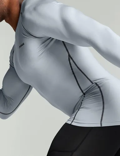 Miniatura 6 de TSLA Paquete de 1 o 2 camisas térmicas de compresión de manga larga para hombre camiseta deportiva de capa base camiseta de invierno para correr