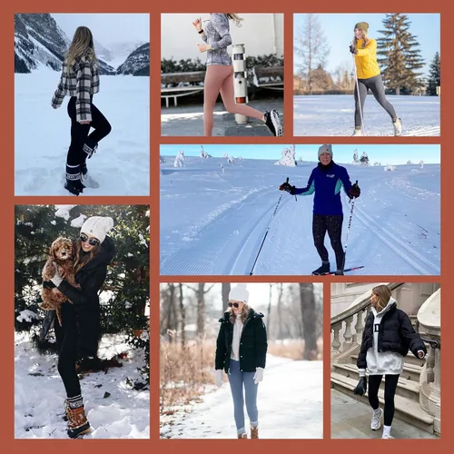 Miniatura 4 de GAYHAY - Leggings con forro de vellón para mujer, pantalones de yoga cálidos de invierno para entrenamiento, con cintura alta y control de abdomen