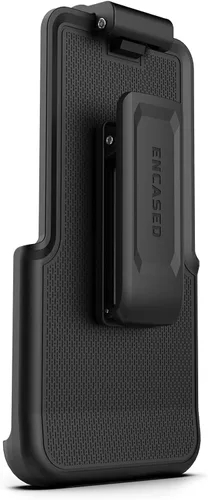 Miniatura 8 de Encased MAG - Funda para cinturón diseñada para iPhone 15 con clip de funda, tecnología protectora AirGuard (negro/transparente) compatible