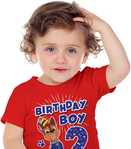 Miniatura 5 de Paw Patrol - Camisa de 2 cumpleaños para niños de 2 años