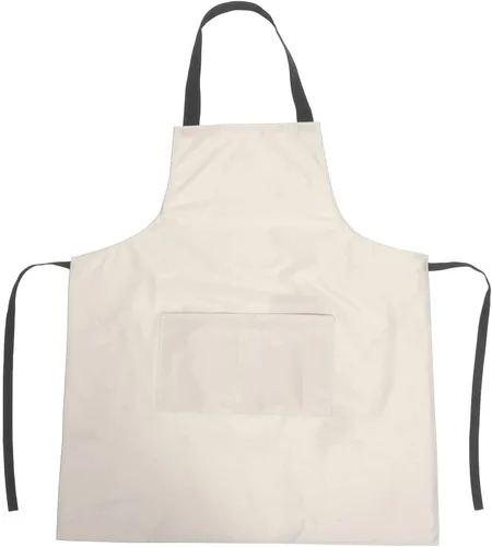 Unomor Delantal de cocina para hombres y adultos, delantal de trabajo multiusos para interiores con bolsa resistente al aceite, color sólido para