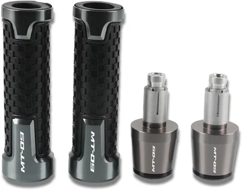 Miniatura 12 de Motocicleta 0.866 in para Y&AMAHA MT-09 MT 09 MT09 Tracer 2015 2016 2017 2018 2019 2020 Accesorios de motocicleta Agarres Agarres Manillar Tapas Azul