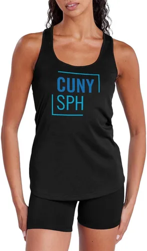 Miniatura 495 de Camiseta deportiva sin mangas oficial de NCAA Collegiate para mujer, con espalda cruzada, colección con logotipo primario