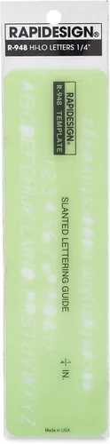 Miniatura 10 de Plantilla de letras y números verticales góticos, tamaño de 1 pulgada, 1 cada uno (R918)