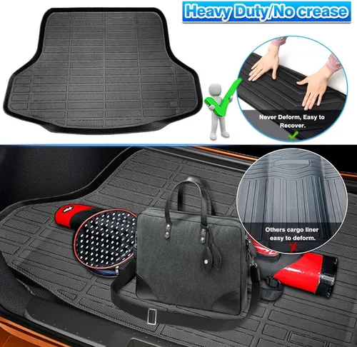 Miniatura 5 de Cartist Ajuste personalizado para revestimiento de carga Nissan Sentra 2020-2025 2026, accesorios para todo tipo de clima, alfombrilla de maletero