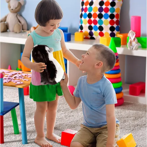 Miniatura 6 de DolliBu Peluche de pingüino gris, juguete de pingüino de peluche súper suave, animales marinos abrazables, relleno de felpa, lindo juguete esponjoso
