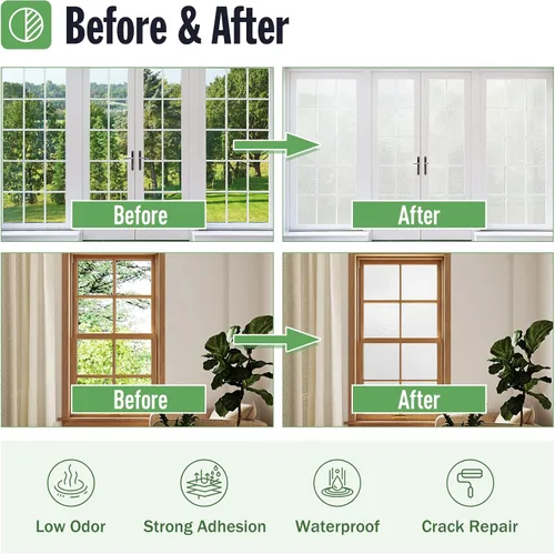 Miniatura 3 de DWIL Pintura de vidrio esmerilado para ventana, pintura de privacidad para ventana, impermeable y resistente a los rayos UV, aerosol de vidrio