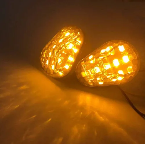 Miniatura 3 de SAMDO - Intermitentes LED de montaje empotrado para motocicleta Kawasaki Ninja ZX6R 636 NINJA ZX7R ZX9R ZX12R ZX10R ZZR600