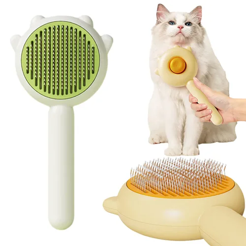 Miniatura 11 de Peine mágico para mascotas, cepillo de aseo para mascotas, cepillo para gatos y perros, cepillo para limpieza de masajes de mascotas, cepillos más