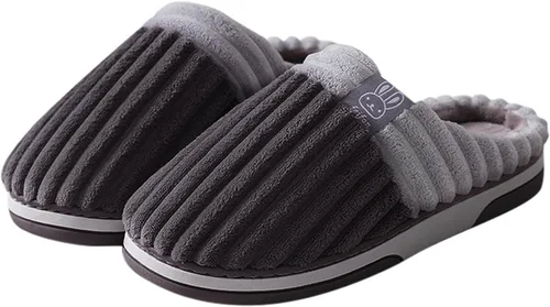 Miniatura 2 de NOLDARES Pantuflas para mujer cómodas de felpa cálidas para casa de terciopelo para interiores para mujer