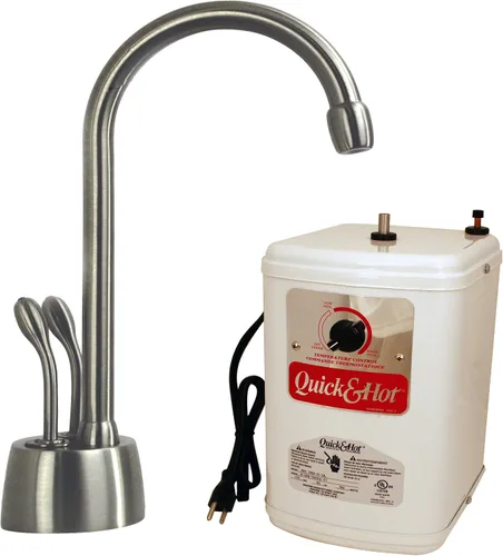 Miniatura 3 de Westbrass D272H-12 Develosah - Dispensador de agua caliente y fría de 2 manijas de 9 pulgadas con tanque de calentamiento instantáneo, 1 paquete