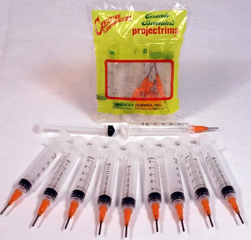 Miniatura 6 de Creative Hobbies Jeringa aplicadora de pegamento para diamantes de imitación de parte trasera plana y manualidades de pasatiempos, 0.2 fl oz