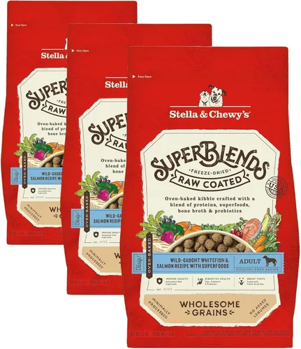 Miniatura 18 de Stella & Chewy's SuperBlends Granos Saludables Crudos con Recubrimiento Hígado de Res Alimentado con Pasto, Receta de Hígado de Res y Cordero