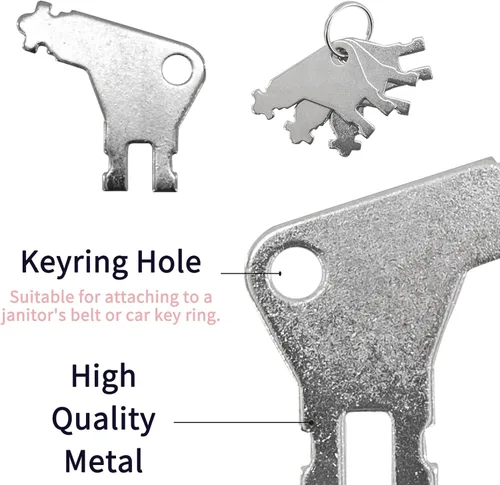 Miniatura 3 de Llave para dispensador de toallas de papel, 5 piezas, llave universal para dispensadores de toallas GP y dispensadores de papel higiénico