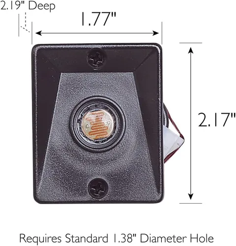 Miniatura 4 de Design House Sensor de repuesto del atardecer al amanecer para luces de poste al aire libre - Sensor de luz de encendido/apagado automático