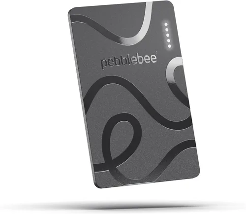 Pebblebee Card 5 | Tarjeta Rastreadora de Billetera Bluetooth Recargable | Tarjeta de Rastreo Alternativa Ecológica Delgada a Air Tag y Android