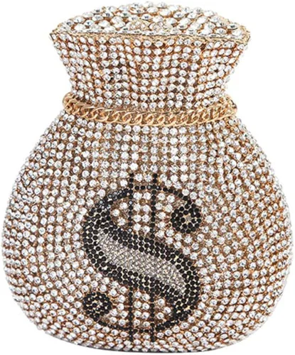 Tngan Bolsa de dinero para mujer, bolsa de noche con cristales brillantes, monederos de diamantes de imitación, boda, fiesta, baile de graduación