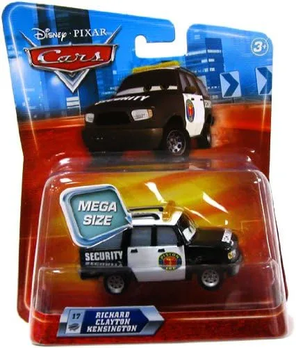 Disney / Pixar CARS Movie 155 Die Cast Car Vehículo de gran tamaño Richard Kensington Furgoneta de seguridad