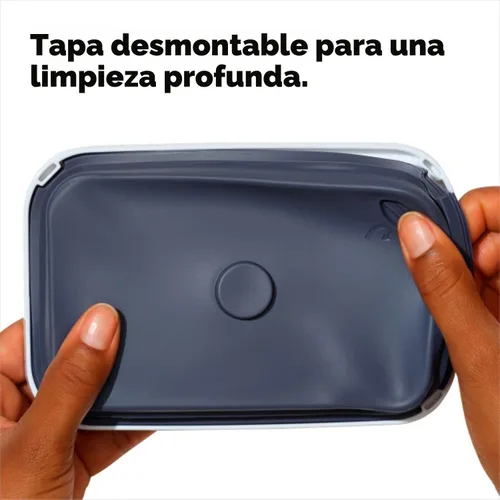Miniatura 6 de OXO Good Grips - Contenedor POP de 4.4 cuartos de galón/4.2 L, recipientes herméticos para almacenamiento de alimentos Blanco