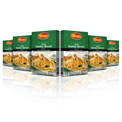 Miniatura 181 de Shan Korma Recipe and Seasoning Mix 1.76 oz (50g) - Spice Powder for Traditional Meat in Yogurt Sauce - Suitable for Vegetarians - Airtight Bag in a