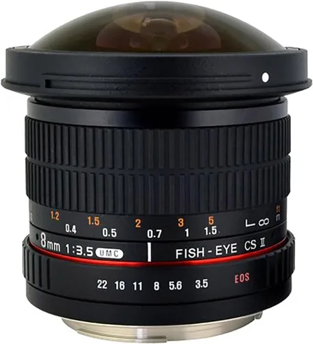 Miniatura 6 de Rokinon HD8M-NEX - lente de ojo de pez de 8 mm f/3.5 HD con capucha desmontable para Sony E-Mount DSLR
